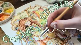 Иллюстрированная книга о вязании крючком в условиях ИИ 🧶 🤖