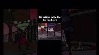 Dib getting bullied for his head core #invaderzim #dibmembrane