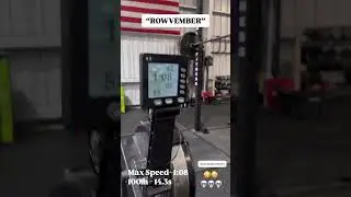 There are levels&hellip;.💀💀 1:08 Max Speed Rower #livetraining #motivation #palmetto #indoorrowing