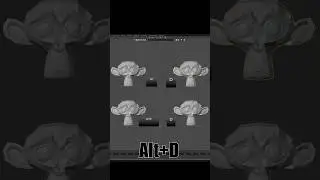 Learning Blender Part 3 | Shift D and Ait D #blender #blenderlearn #blenderbeginner