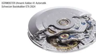 D&uuml;rmeister Uhren. Veredeltes Automatikwerk A1
