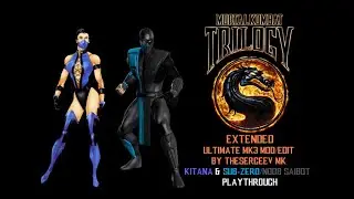 [MORTAL MUGEN WEEK] MK Trilogy Extended (MKTX) - UMK3 Mod/Edit by TheSergeev MK - Gameplay Part 1