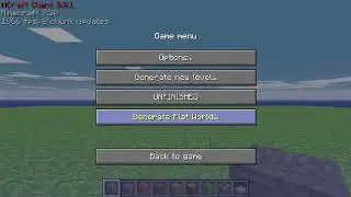 Minecraft Classic 0.30 - Flat World Test