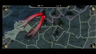 The fall of the Siegfried Line (in the game Strategy and Tactics WW2)