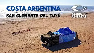 Nadamos en el Mar Argentino - San Clemente del Tuy&uacute; 4K [ Aguas Abiertas Nataci&oacute;n ]