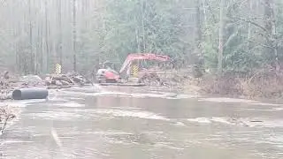 Whatcom County flood, Porter Creek slide next day other side #2