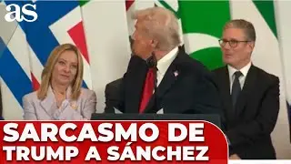 El COMENTARIO SARC&Aacute;STICO de TRUMP a PEDRO S&Aacute;NCHEZ en plena CUMBRE de GAZA (EGIPTO)