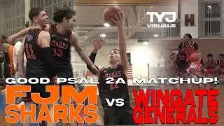 FJM Sharks Vs Wingate Generals (1/16/26) |PSAL NYC BASKETBALL! 🔥🏀|
