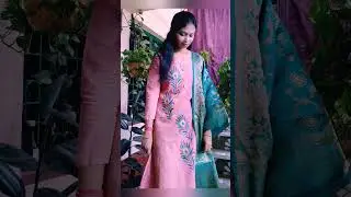 Fabric painting on kurti🎨🖌️