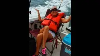 Family boating fun