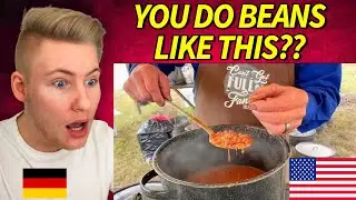 GERMAN Shocked by How Americans Make Beans!