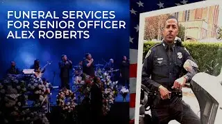 Funeral Services for Senior Police Officer Alex D. Roberts I Houston Police