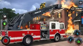 Rescue Mission City Fire Truck 3D Game Simulator Android Gameplay #games #androidgames 