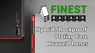 Hybrid Shockproof Plating Case Huawei Phones