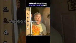 Ranking The Funniest Drafted To WW3 POVs #shorts #ranked