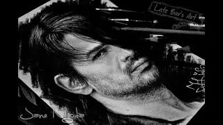 Drawing Tomo Milicevic - pencil portrait [Timelapse] | Late Bar's Art (by Jane Negoda)