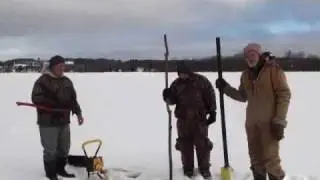 Building an ice winter road #5