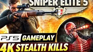 Sniper Elite 5 Mission Gameplay | Silent Sniper Action (4K 60FPS)