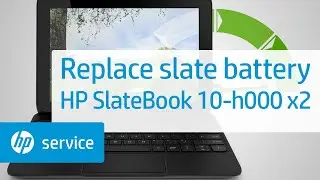Replace the slate battery | HP SlateBook 10-h000 x2 | HP Support