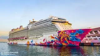 A sneak peek of the Genting Dream Cruise! Interior.