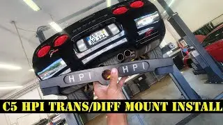 High performance injectors C5 Corvette Diff / Trans mount install & Review