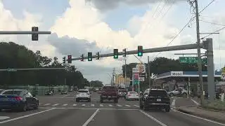 4K Driving | N Nebraska Ave - Sulphur Spring | Tampa, Florida.