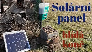 Solární panel a elektrický ohradník