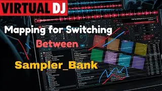 Как переключаться между банками сэмплеров в Virtual DJ 2025