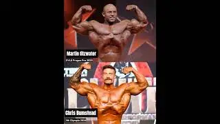 Martin fitzwater EVLS Prague Pro 2025 ( 1st Place ) VS Cbum Mr Olympia 2024 ( 1st Place ) #shorts