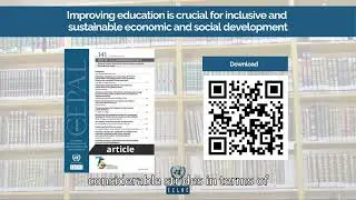 Improving education is crucial for inclusive and sustainable economic and social development