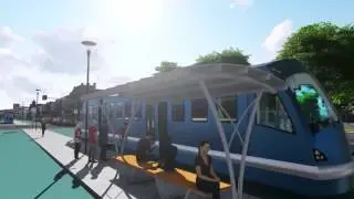 Parramatta Road trackless tram 3 April 2017 AITPM News