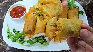 Spring Rolls Recipe | Make & Freeze for Ramazan 