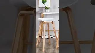 High chair Bar chair kitchen chair with solid steel legs.