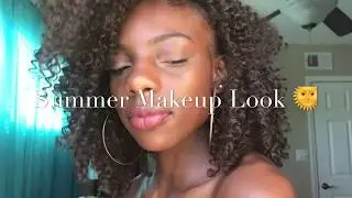 GLOWY SUMMER MAKEUP LOOK | AKEYACHIC