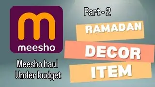 Ramadan Home Decor Item Part - 2 || Home Decor | Meesho Haul 