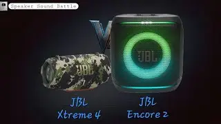 JBL Xtreme 4 vs JBL Encore 2 - Bluetooth Speaker Sound Battle Comparison