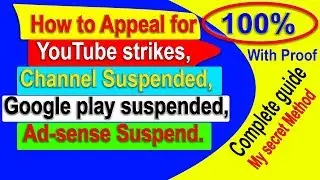 How To Appeal for All Google Product | Unable To Access A Google Product | Urdu Hindi