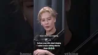 jackson wang sleeps wearing nothing 😱 #jacksonwang #teamwang #kpopworld_tv