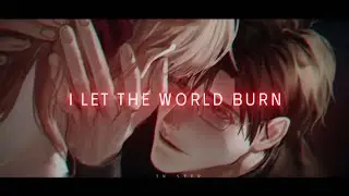 LET THE WORLD BURN - (Hoodtrap / Mylancore Remix) // Slowed + Reverb // Bass Boosted
