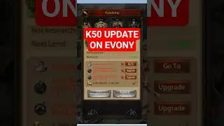K50 Update on Evony Are you Quitting? #evonyuodate #evonyk50