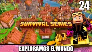Exploramos el mundo | Crear pueblo con el mod Minecolonies y Create | Capitulo 24