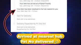 DELIVERY DELAY ❌ // ARRIVED AT HUB BUY NOT YET DELIVERED....