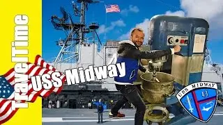 АВИАНОСЕЦ USS Midway - Самый крутой музей города / ВЛОГ из САН-ДИЕГО  / San Diego Vlog / TravelTime