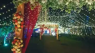 Luxury and elegant wedding backdrop decoration - wedding reception stage decoration ideas