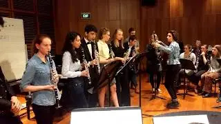 Clarinet workshop at the Sydney Conservatory with Orit Orbach at a Clarinet Klezmer workshop
