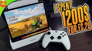My New Setup For Fs20! iPad Pro 2020 and Xbox  Controller Unboxing and FS20 Test!