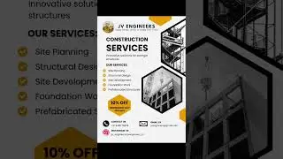 Structural Design & Site Development Services | Affordable Rates- JV_ENGINEERS #shortsfeed #shorts