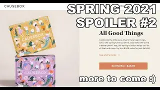 🌼 CAUSEBOX Spring 2021 SPOILERS:  Spoiler 2