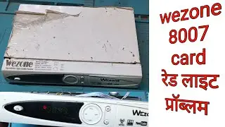 Wezone 1506TV mpg4 set top box red light problem 