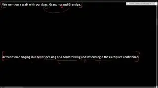 Comma Errors Part 2  Commas in a List